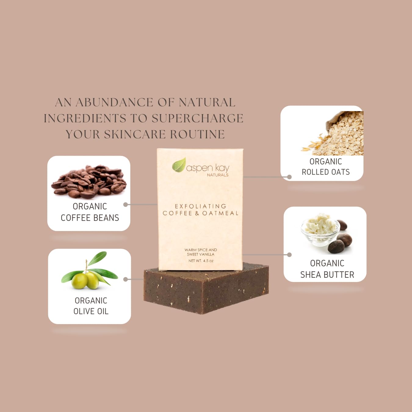 Close view of cassia, clove, and vanilla essential oils aroma.