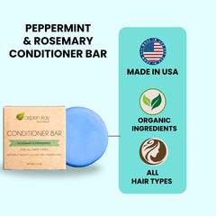 Aspen Kay Naturals conditioner bar enriched with organic argan oil for softer strands.