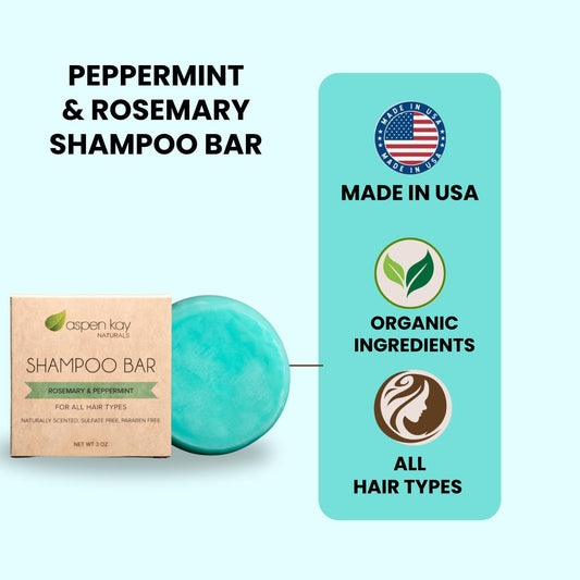 Aspen Kay Naturals bar with argan oil drops signaling nourishing cleansing.