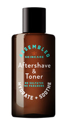 Close-up of ASSEMBLED label showing fragrance-free formula for sensitive skin.
