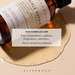 In your morning routine, apply Asterwood Serum for a hydrated glow.