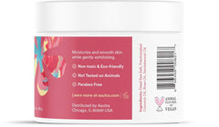 ASUTRA coconut oil base supports soft skin after shower.