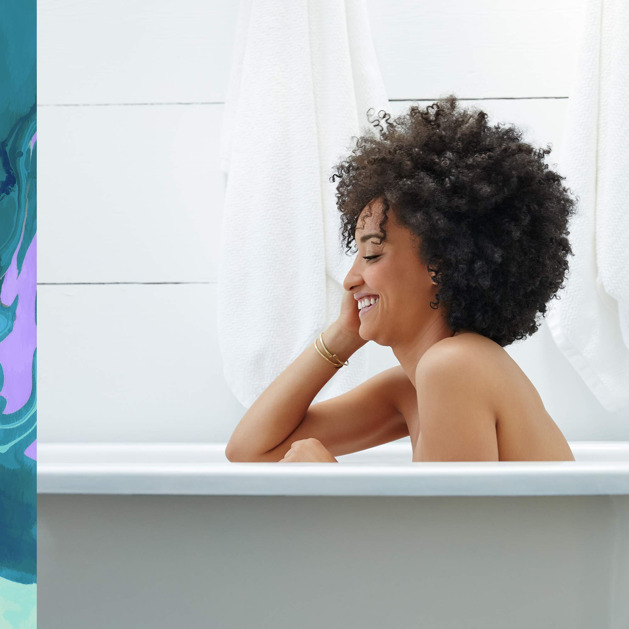 ASUTRA Lavender Bergamot aroma suggests spa-like scent in shower routine.