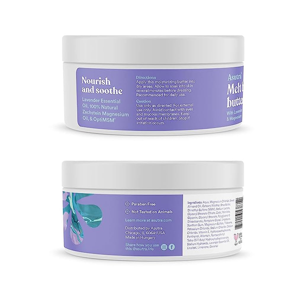 Forearm application shows quick absorption and soothing hydration by ASUTRA.
