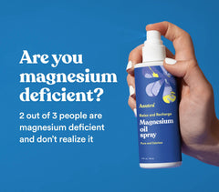 ASUTRA magnesium oil spray non-greasy texture dries quickly
