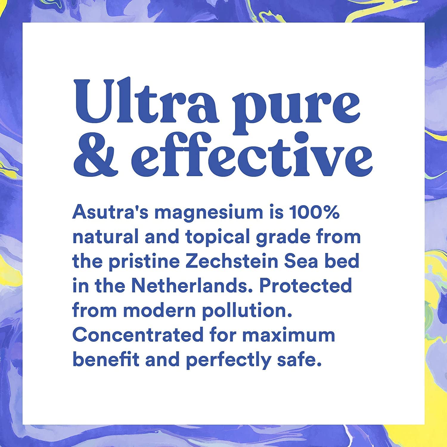 ASUTRA No harsh ingredients label signals vegan and cruelty-free formulation
