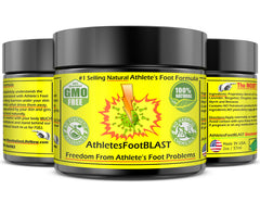 AthletesFootBLAST hydration on skin with non-greasy finish after use.
