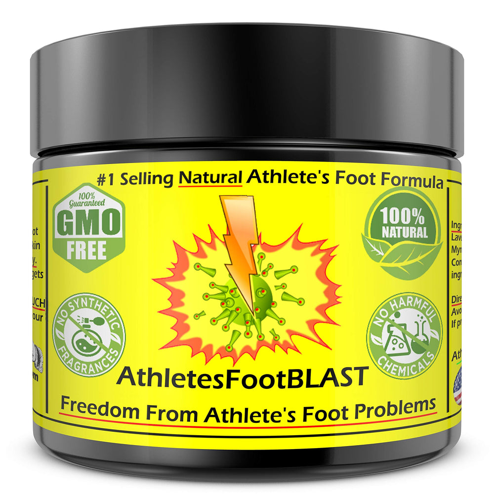 AthletesFootBLAST packaging showing discreet delivery and compact storage.