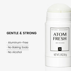 Atom Fresh Laboratory application on skin demonstrates a smooth, non-greasy feel.