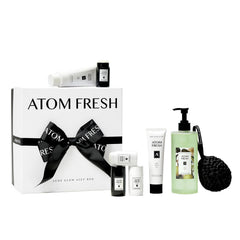 Atom Fresh Laboratory Body Wash bottle shown for refreshing daily cleansing