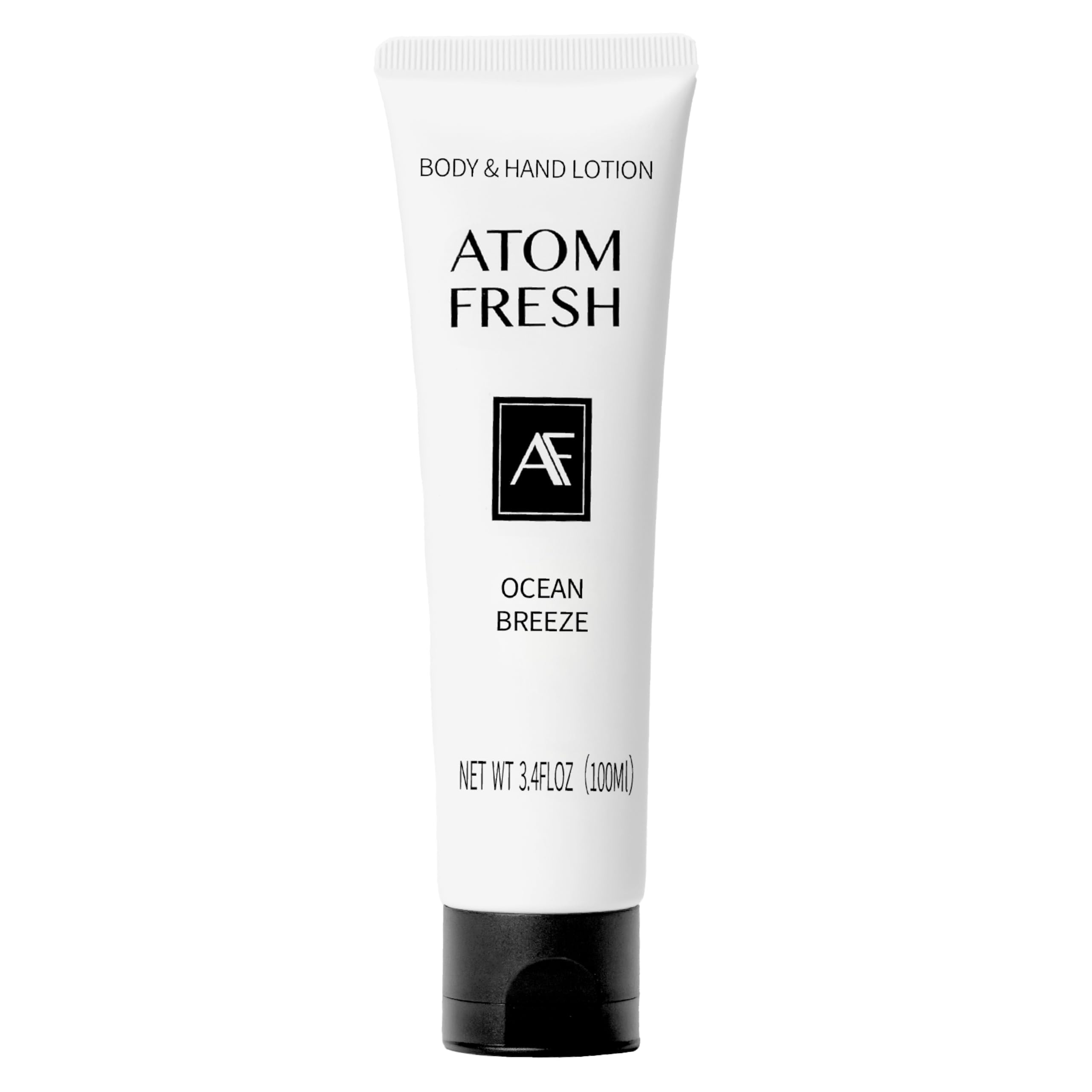 Atom Fresh Laboratory Ocean Breeze packaging preview for hand cream, gift-ready presentation