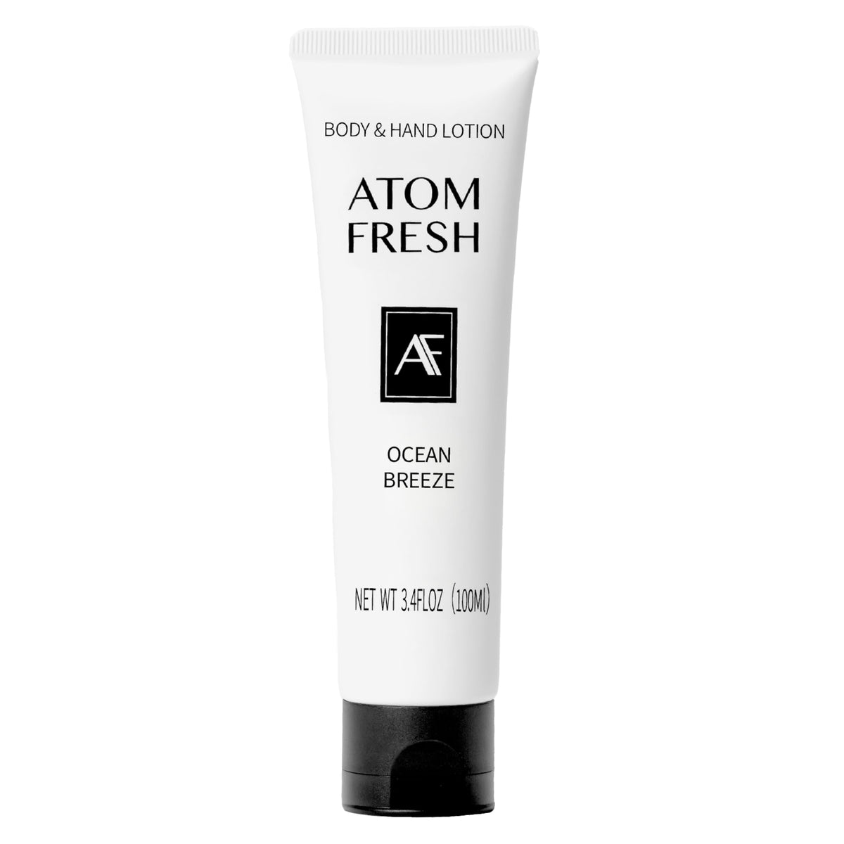 Atom Fresh Laboratory Ocean Breeze packaging preview for hand cream, gift-ready presentation