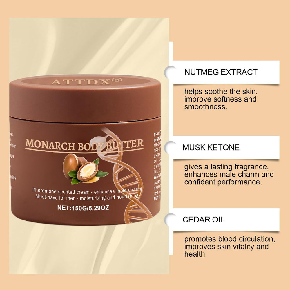Close-up of body butter texture for deep moisturization