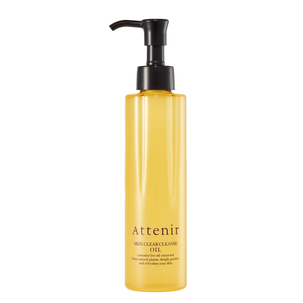 Attenir Athenia Skin Clear Cleanse Oil bottle with citrus aroma for gentle makeup removal.