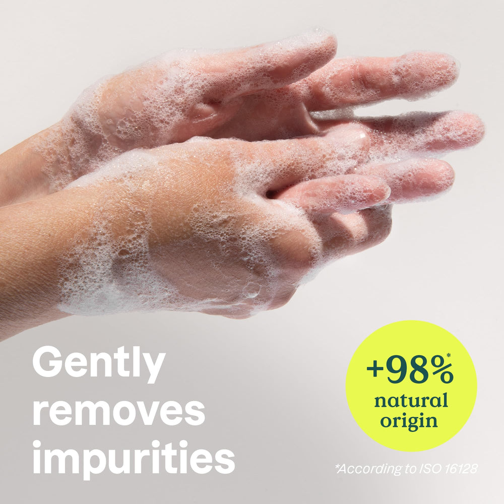 ATTITUDE hand soap lather highlighting gentle cleansing and hydration