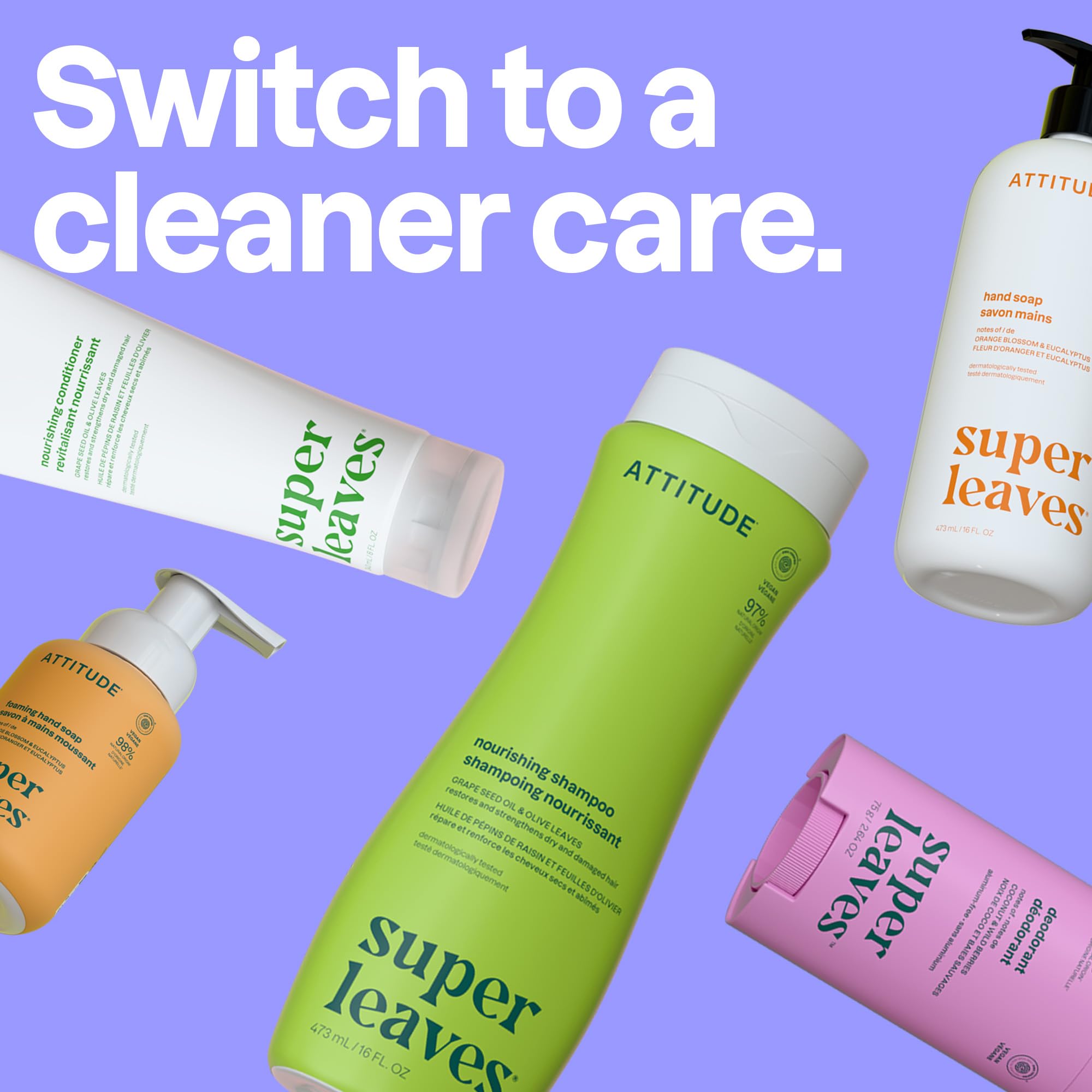 ATTITUDE Volume and Shine Shampoo bulk refill pack for sustainable use