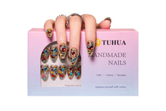 Atuhua handmade press-on nails kit for at-home manicures