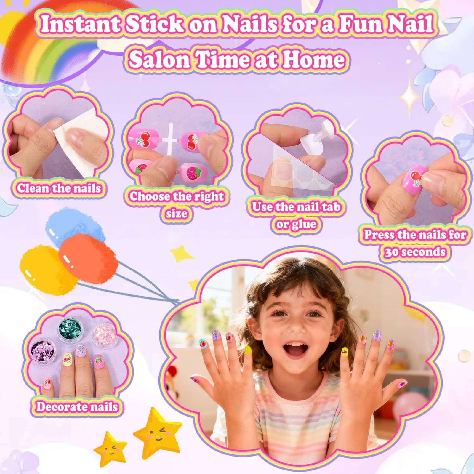 Audab mini press-on designs offer 200+ options for daily style variety.