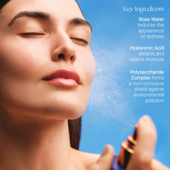 Augustinus Bader Face Mist shown protecting skin from environmental stressors