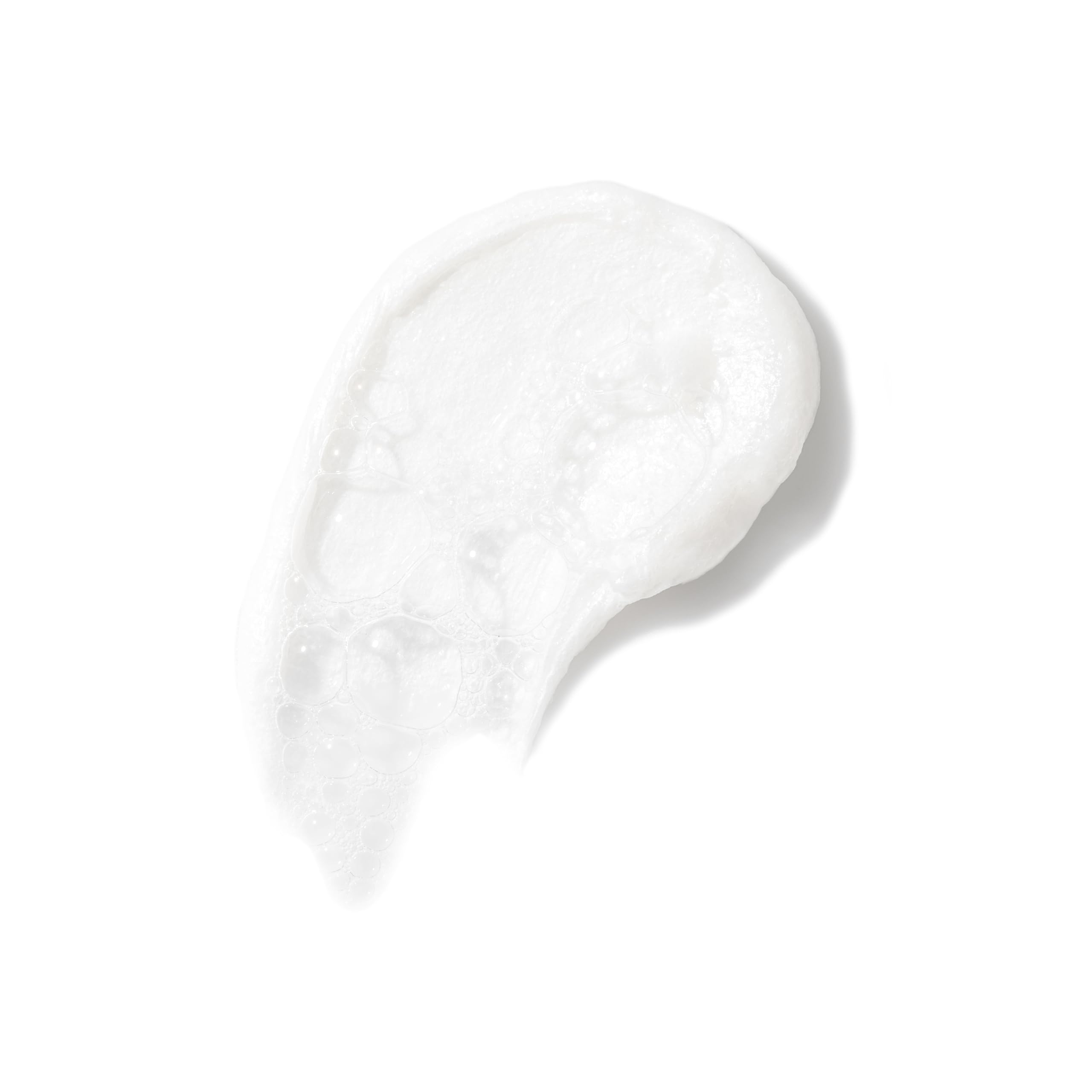 Foaming Cleanser foam on hand demonstrates a rich, gentle lather for cleansing.
