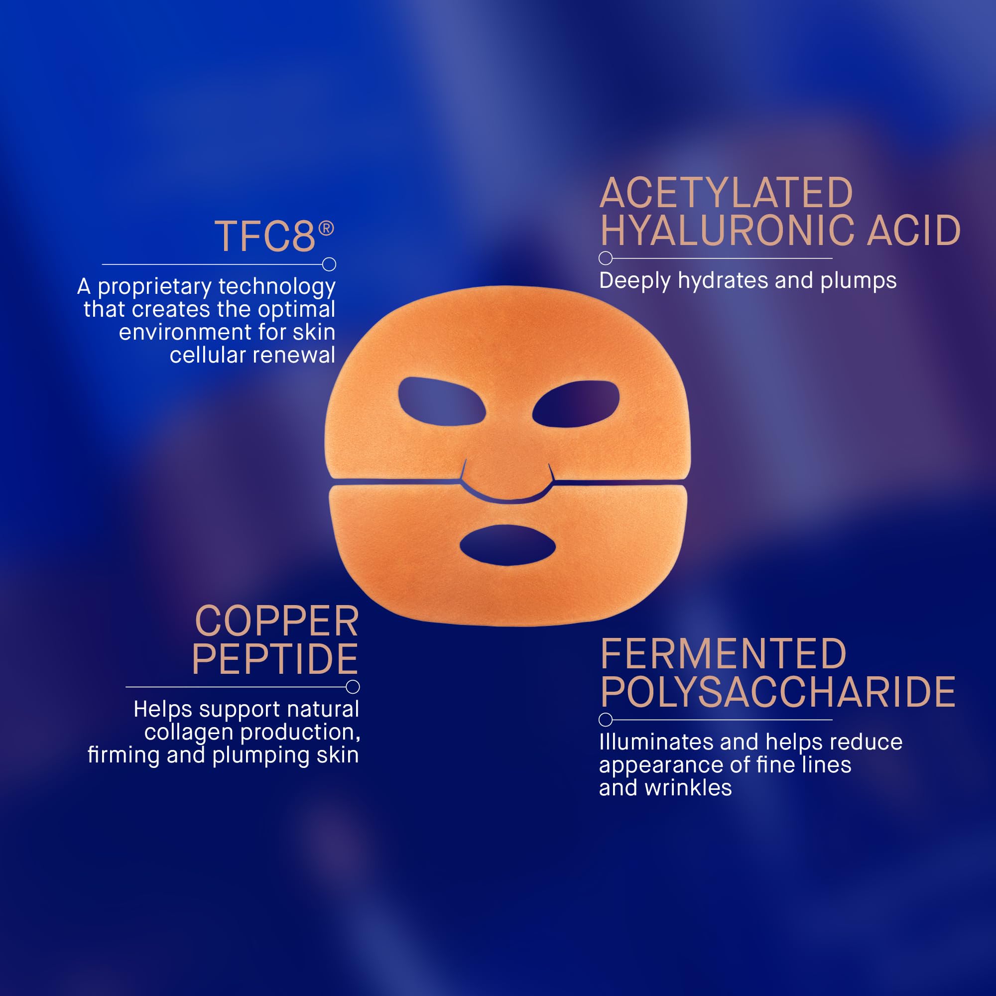 Augustinus Bader Hydrogel Mask texture close-up reveals refreshing gel sheet.