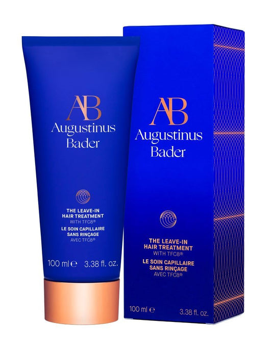 Augustinus Bader Leave-In Hair Treatment close-up texture on hair strands