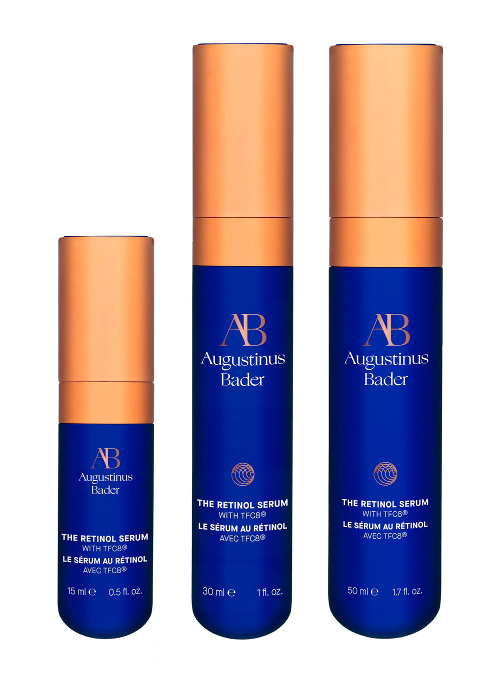 Augustinus Bader Retinol Serum night routine shot promoting gradual texture improvement