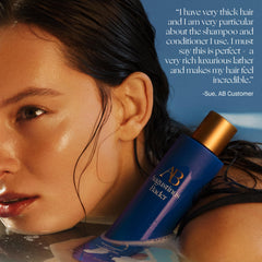 Augustinus Bader The Rich Shampoo leaves hair silky and refreshed after washing