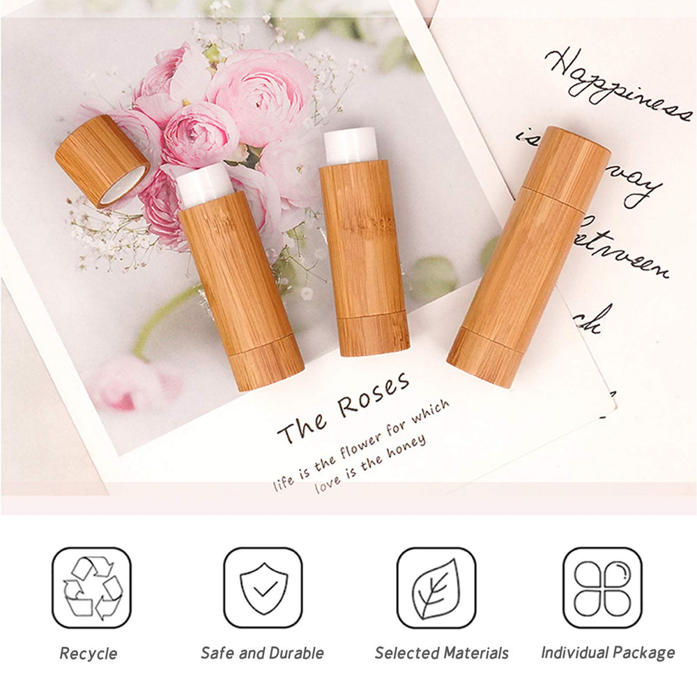 AUHOKY compact 5ml lip balm tube suits travel and DIY blends