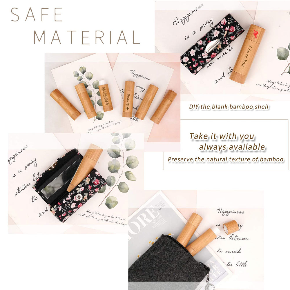 AUHOKY lip balm tube with push-wheel mechanism for easy application