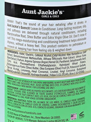 Aunt Jackie's Quench Leave-In applied for detangling slip.