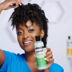Aunt Jackie's Quench Leave-In with marshmallow root for conditioning.
