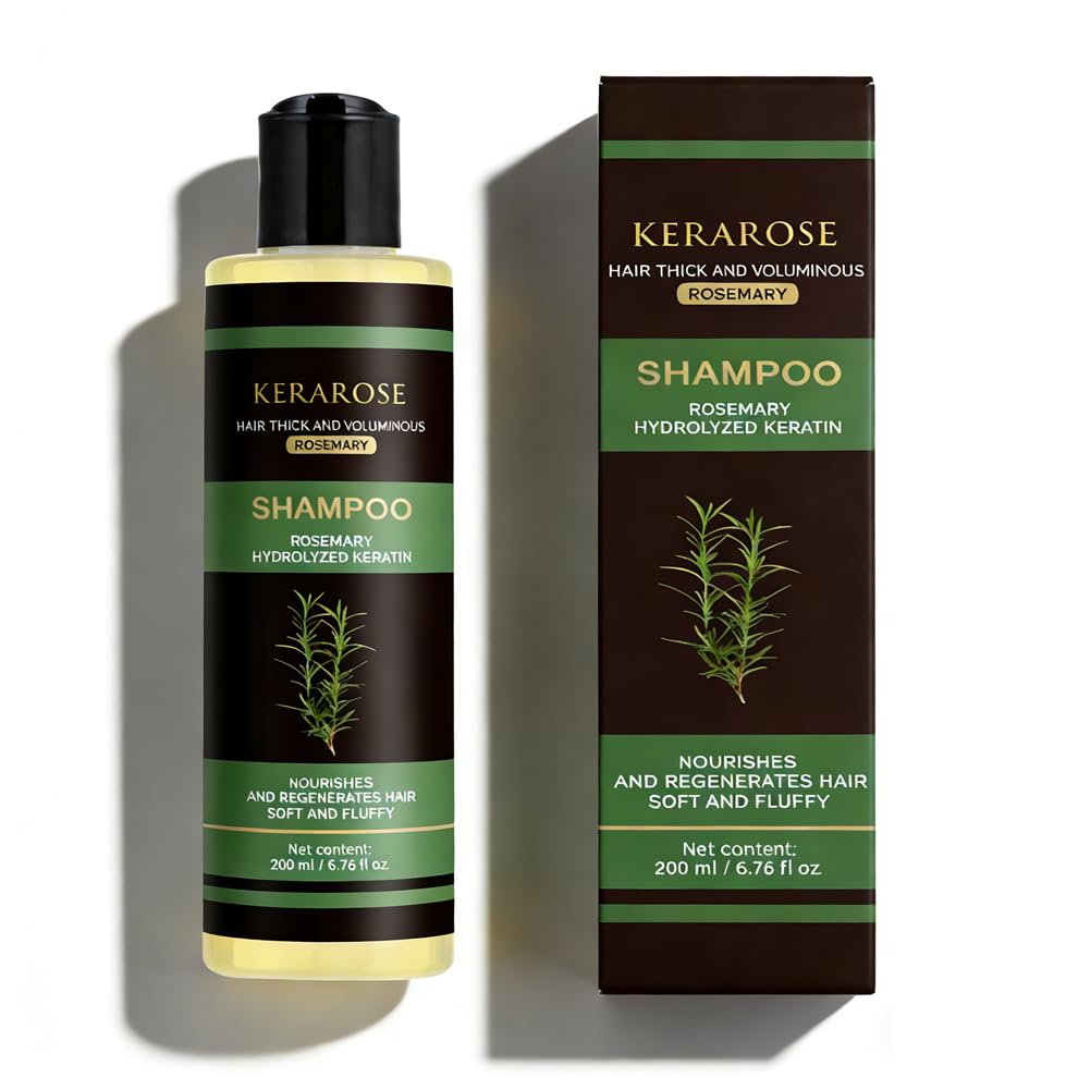 Aureph Kerarose Rosemary Shampoo bottle for daily cleansing and refreshment.