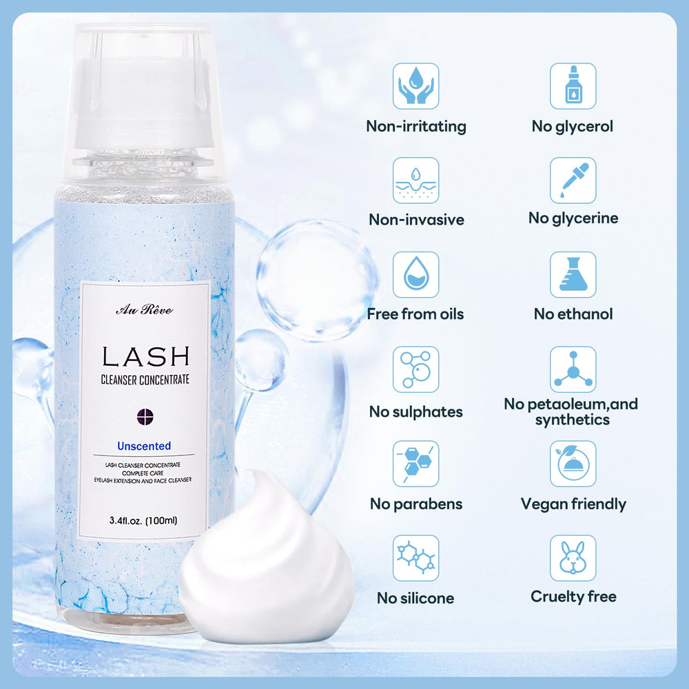 AuReve cleansing concentrate mixing cup for precise dilution and home use
