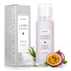 AuReve lash shampoo concentrate bottle for home and salon use