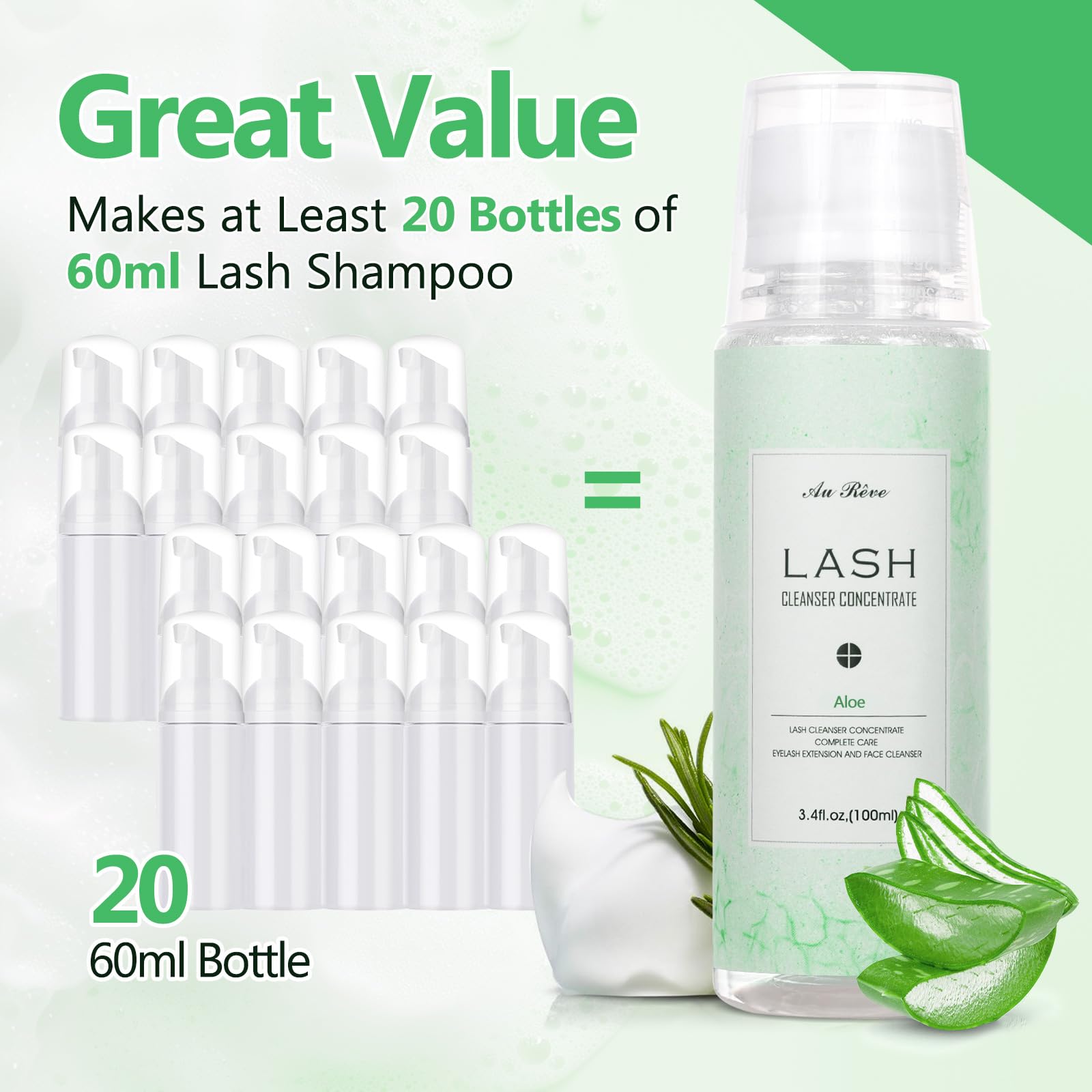 Cruelty-free vegan AuReve label on packaging.