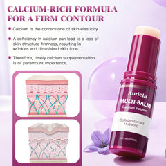 Auriela Calcium Volume Multi Balm Stick travel-friendly compact for on-the-go care.