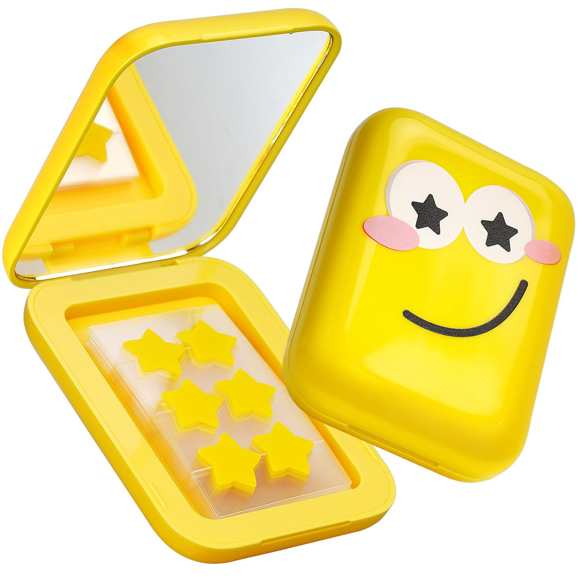 AUSLKA Star Pimple Patches box with mirror for on-the-go blemish care.