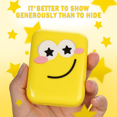 AUSLKA mirror inside packaging enables quick on-the-go checks.