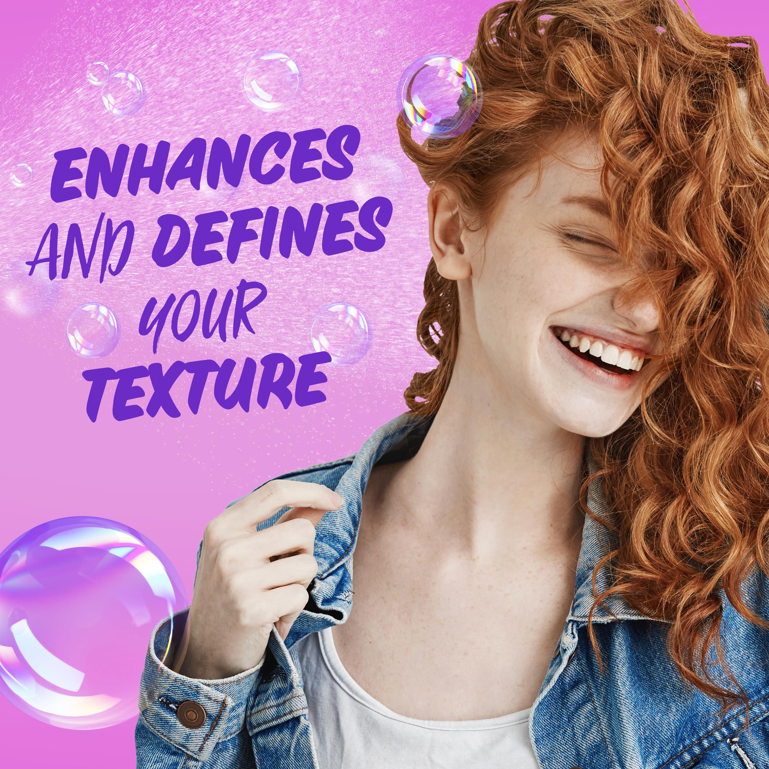 Aussie Sprunch curls-definition highlights defined curls with lasting control.