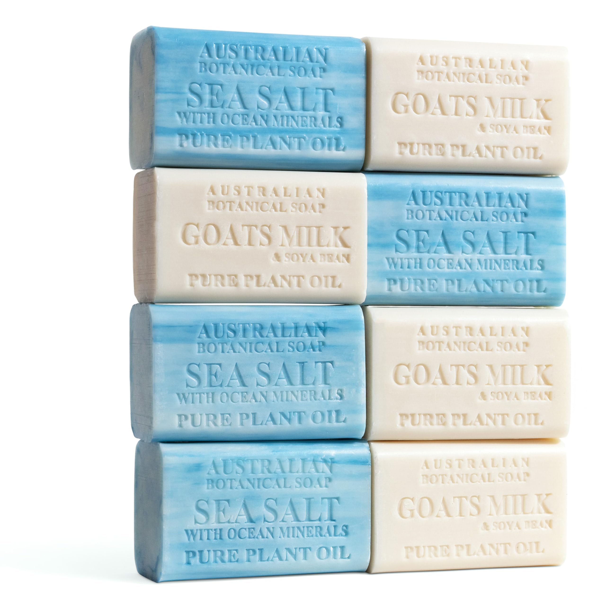 Australian Botanical goats milk mens bar with creamy cleansing for normal to dry skin.