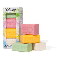 Australian Botanical Milk Soap Lemongrass bar offers a creamy lather for daily cleansing