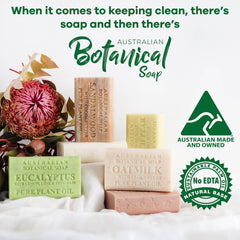 Australian Botanical Soap bulk packaging emphasizes value and convenience.