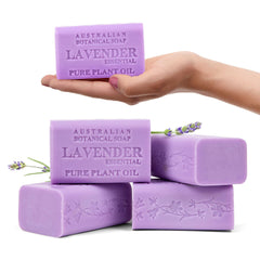 Australian Botanical Soap lavender bar with essential oil offers a gentle cleanse and soothing scent.
