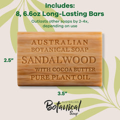 Australian Botanical Soap long-lasting-lather image showcases sustainable, pampering soap experience