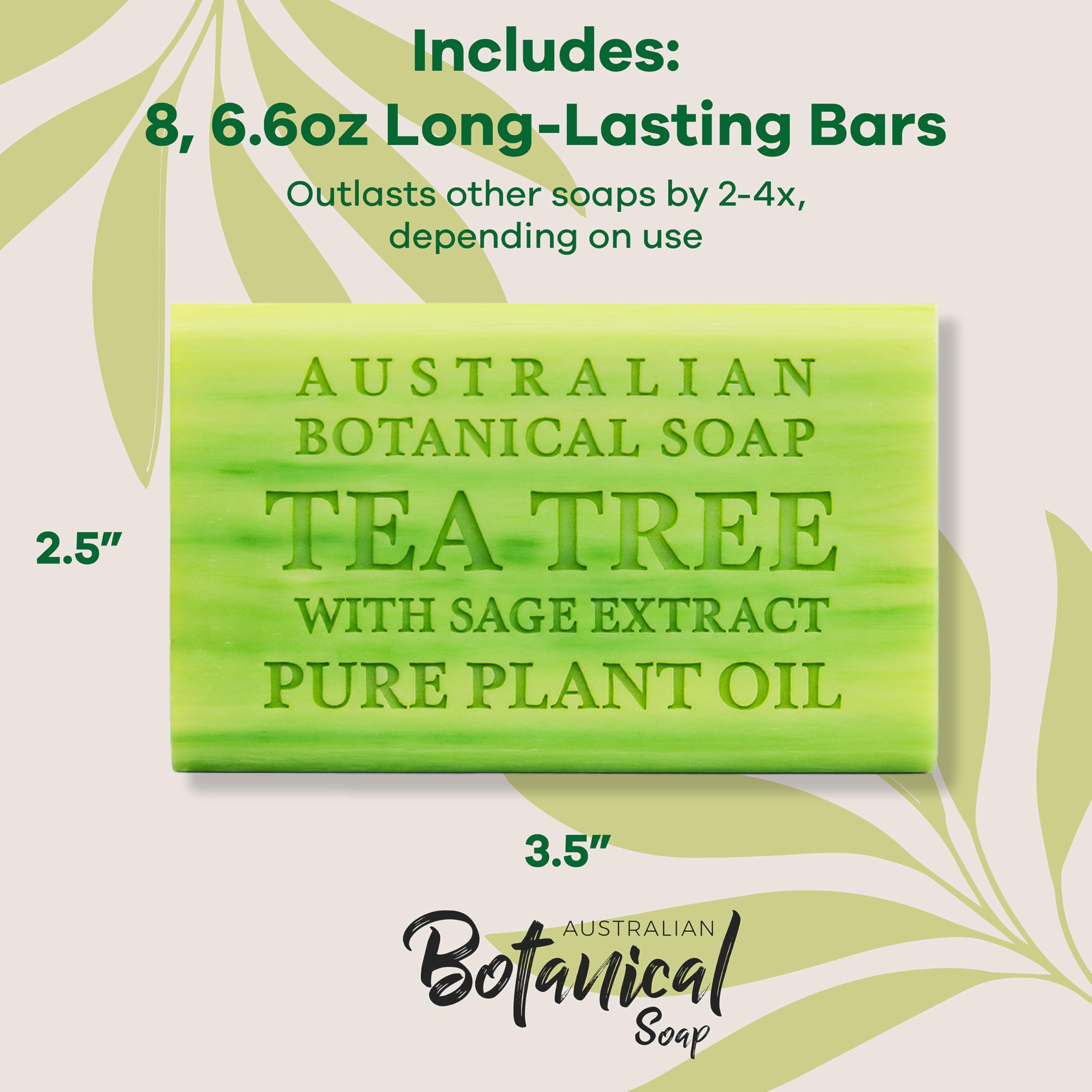 Australian Botanical Soap with organic shea butter for hydrated skin