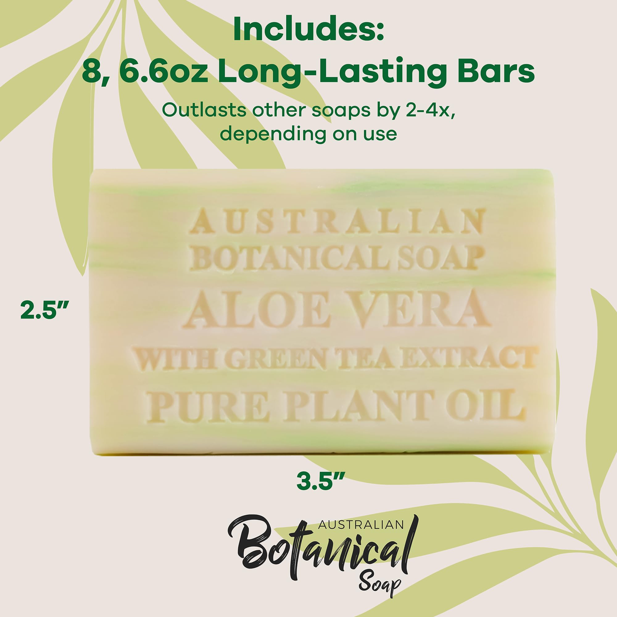 Australian Botanical Soap with organic shea butter for silky skin.