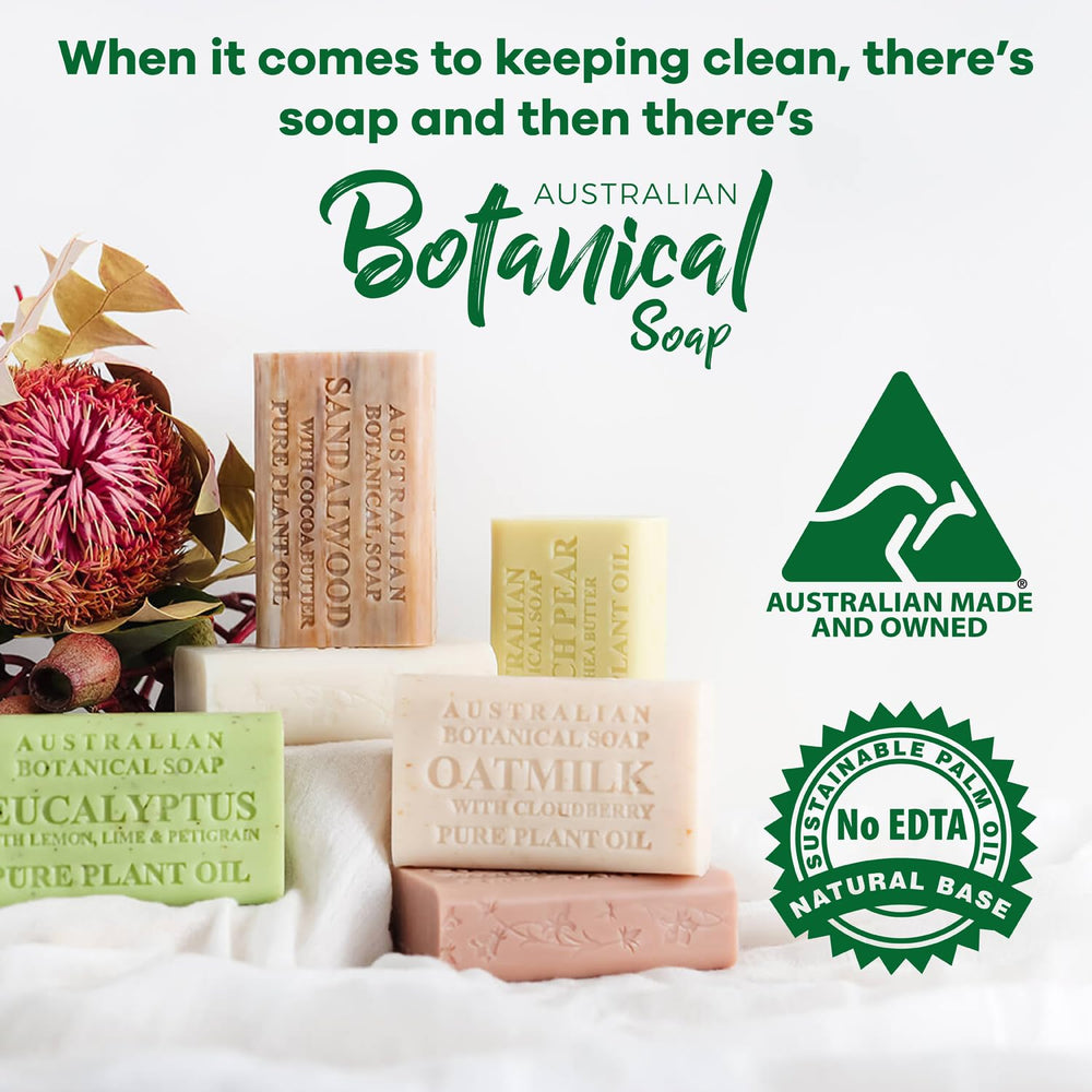 Australian Botanical Soap origin; crafted in South Eastern Victoria farms.