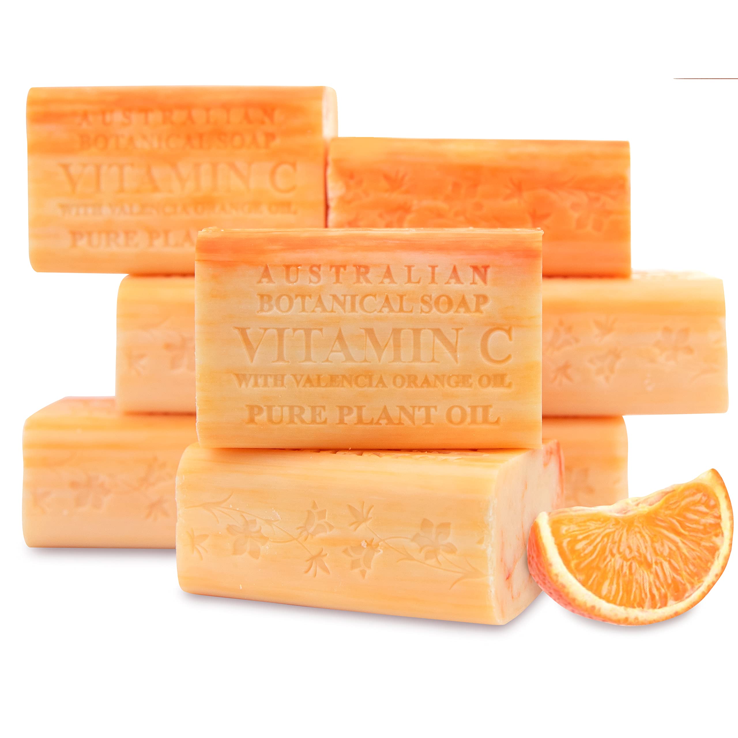 Australian Botanical Soap Valencia Orange bar with rich lather and citrus aroma