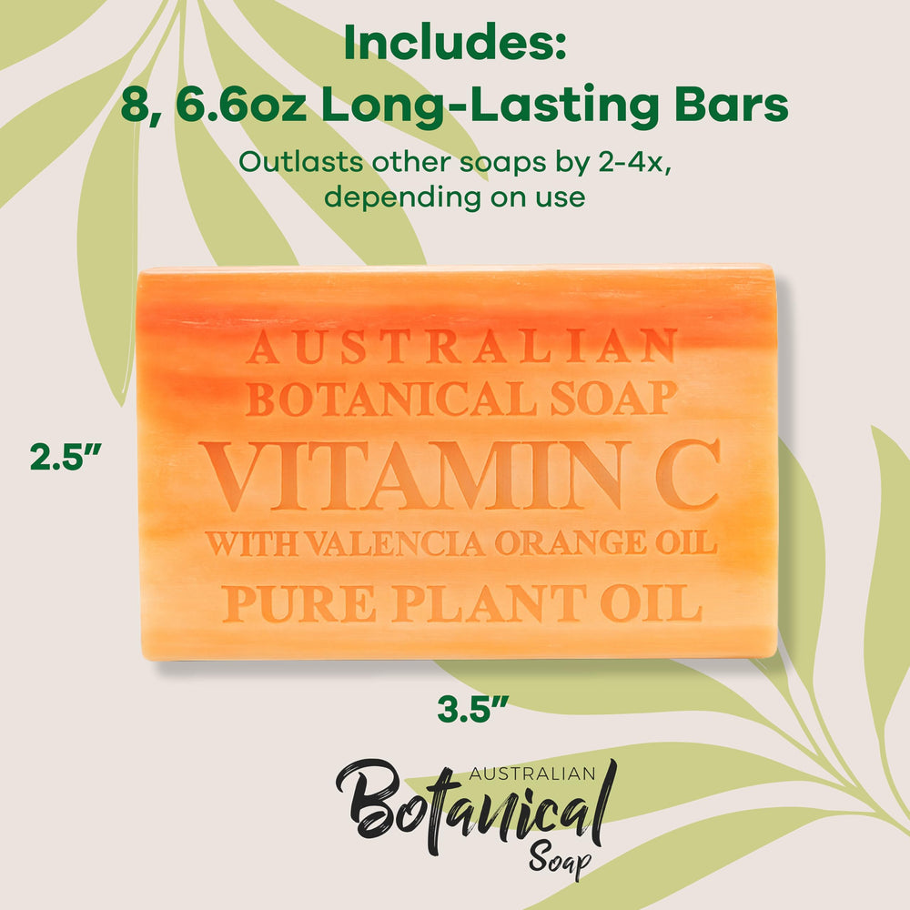 Valencia orange color and scent cues displayed on countertop